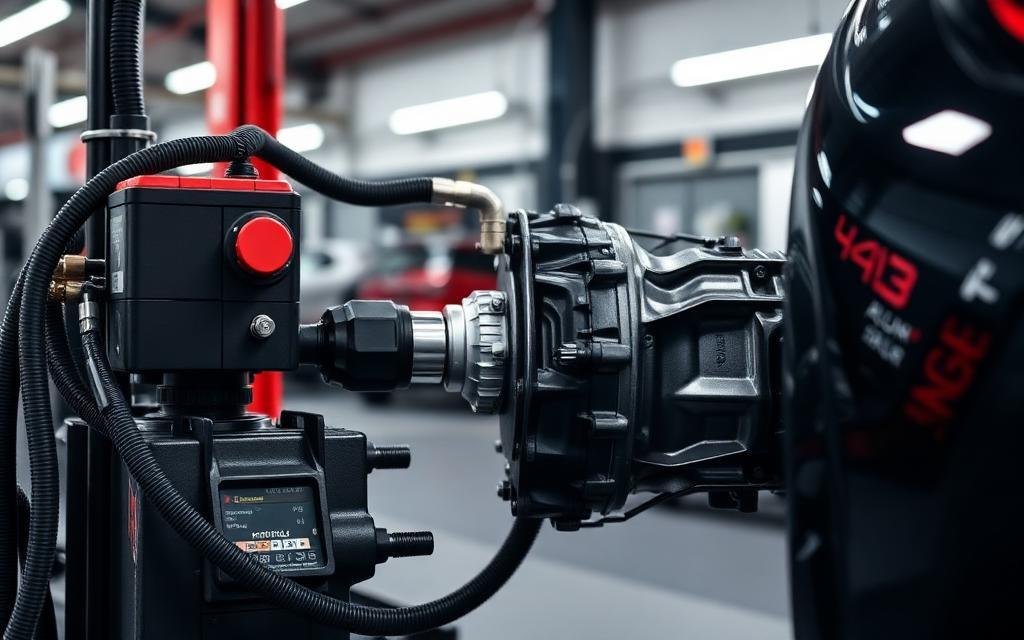 Troca do óleo da transmissão automática por máquina de fluxo